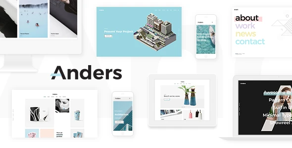 Anders – Design Portfolio WordPress Theme